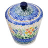Polish Pottery Sugar Bowl 9 oz Colors Of The Wind UNIKAT
