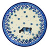 Polish Pottery Toast Plate Cow That Jumped Over The Moon