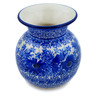 Polish Pottery Vase 4&quot; Dreams In Blue UNIKAT