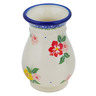 Polish Pottery Vase 5&quot; Hibiscus Splendor