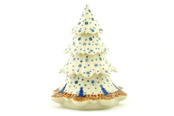 Polish Pottery 8-inch Christmas Tree | Boleslawiec Stoneware | Polmedia ...