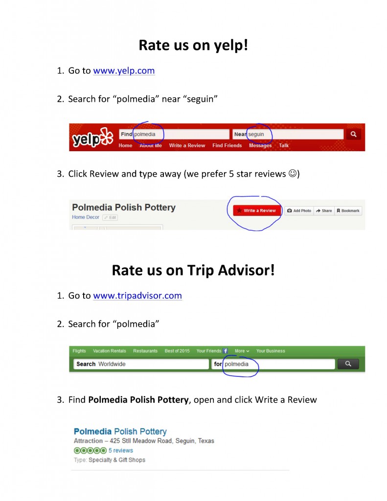 How to Leave a Yelp and Trip Advisor Review