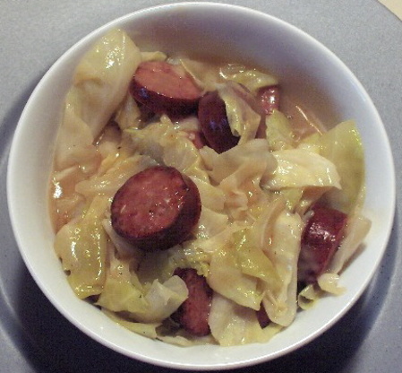 Recipe for Cabbage with Polish Sausage