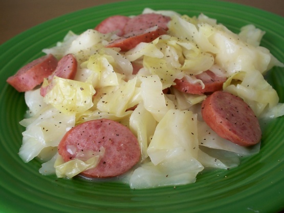 Polish Cabbage and Sausage Recipe