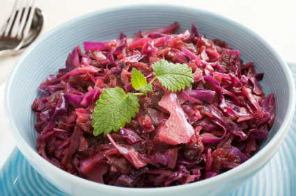 Spiced Red Cabbage with Apple
