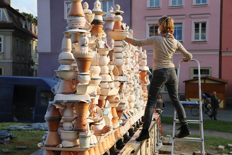 Polish Pottery Festival in Boleslawiec, Poland