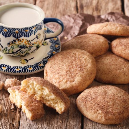 Baking Snickerdoodle Sandwich Cookies – the perfect shut-in activity