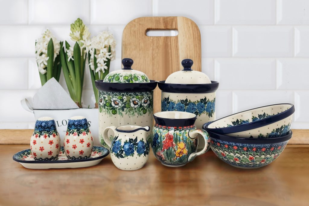 Polish pottery set shop