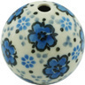 1-inch Stoneware Bead - Polmedia Polish Pottery H5866H