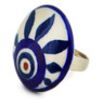 1-inch Stoneware Ring - Polmedia Polish Pottery H4670M