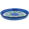 10-inch Stoneware Cookie Platter - Polmedia Polish Pottery H6916M