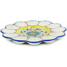 10-inch Stoneware Egg Plate - Polmedia Polish Pottery H2832M