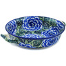 10-inch Stoneware Round Baker with Handles - Polmedia Polish Pottery H2677L