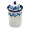 11-inch Stoneware Jar with Lid - Polmedia Polish Pottery H0395J