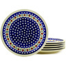 11-inch Stoneware Set of 6 Plates - Polmedia Polish Pottery H6632E