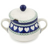 11 oz Stoneware Sugar Bowl - Polmedia Polish Pottery H9008K