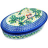 12-inch Stoneware Baker with Cover - Polmedia Polish Pottery H4358L