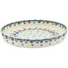 12-inch Stoneware Pie Dish - Polmedia Polish Pottery H2451M