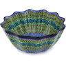 12-inch Stoneware Scalloped Bowl - Polmedia Polish Pottery H5761G