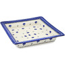 12-inch Stoneware Square Platter - Polmedia Polish Pottery H5390L