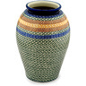 12-inch Stoneware Vase - Polmedia Polish Pottery H9894C