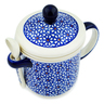 12 oz Stoneware Brewing Mug with Spoon - Polmedia Polish Pottery H5803N