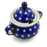 12 oz Stoneware Sugar Bowl - Polmedia Polish Pottery H4337J