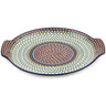 13-inch Stoneware Platter - Polmedia Polish Pottery H8787K