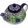 13 oz Stoneware Tea or Coffee Pot - Polmedia Polish Pottery H3395F
