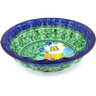 14-inch Stoneware Fluted Bowl - Polmedia Polish Pottery H6840G