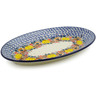 15-inch Stoneware Platter - Polmedia Polish Pottery H7708J