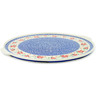 17-inch Stoneware Pizza Plate - Polmedia Polish Pottery H3565M