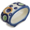 2-inch Stoneware Napkin Ring - Polmedia Polish Pottery H7568K