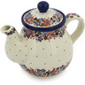 20 oz Stoneware Tea or Coffee Pot - Polmedia Polish Pottery H9110G