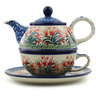 22 oz Stoneware Tea Set for One - Polmedia Polish Pottery H0495I