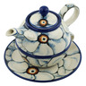 22 oz Stoneware Tea Set for One - Polmedia Polish Pottery H6930I