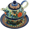 22 oz Stoneware Tea Set for One - Polmedia Polish Pottery H8559G