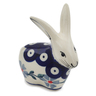 3-inch Stoneware Bunny Figurine - Polmedia Polish Pottery H6651K