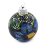 3-inch Stoneware Christmas Ball Ornament - Polmedia Polish Pottery H0912E