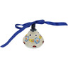 3-inch Stoneware Christmas Tree Ornament - Polmedia Polish Pottery H7615K