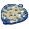 3-inch Stoneware Heart Pendant - Polmedia Polish Pottery H1678K