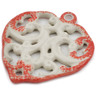 3-inch Stoneware Heart Pendant - Polmedia Polish Pottery H1679K