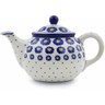 30 oz Stoneware Tea or Coffee Pot - Polmedia Polish Pottery H0336J