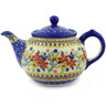 30 oz Stoneware Tea or Coffee Pot - Polmedia Polish Pottery H5173F
