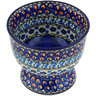 4-inch Stoneware Bowl with Pedestal - Polmedia Polish Pottery H6971G