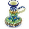 4-inch Stoneware Candle Holder - Polmedia Polish Pottery H3306G