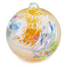 4-inch Stoneware Christmas Ball Ornament - Polmedia Polish Pottery H5708M
