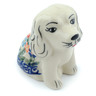4-inch Stoneware Dog Figurine - Polmedia Polish Pottery H0391H
