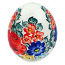4-inch Stoneware Egg Figurine - Polmedia Polish Pottery H4175N