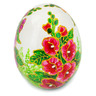 4-inch Stoneware Egg Figurine - Polmedia Polish Pottery H4266M